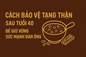 Cách bảo vệ tạng thận sau tuổi 40 để giữ vững sức mạnh đàn ông