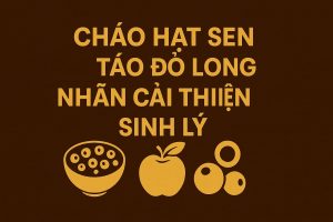 Cháo hạt sen – táo đỏ – long nhãn: Món ngon giúp cải thiện sinh lý và giấc ngủ