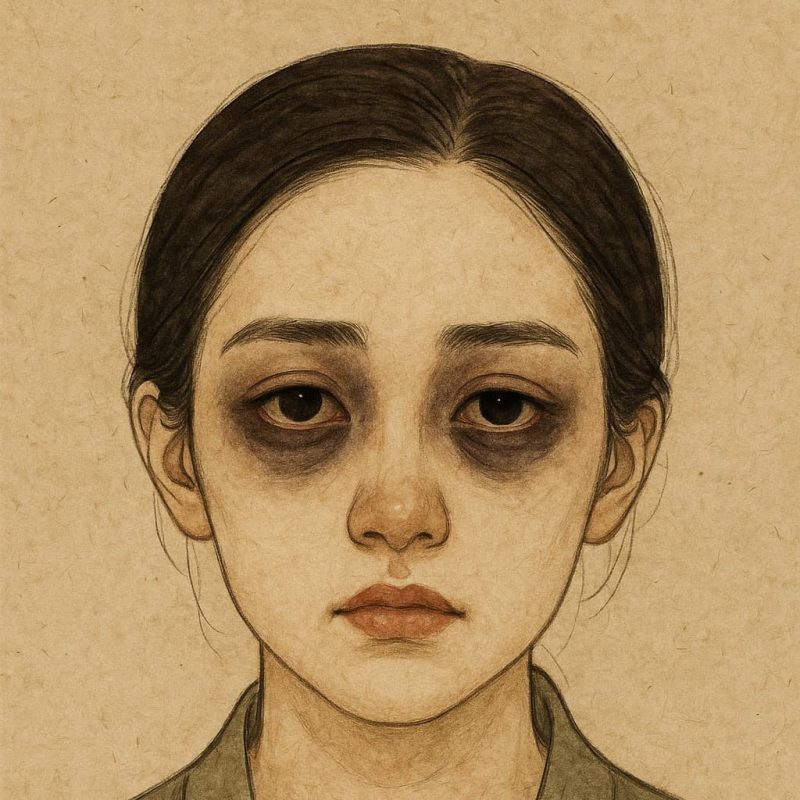 Quầng mắt thâm và mắt trũng sâu - dấu hiệu thận yếu