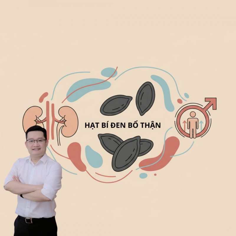 Hạt bí đen bí quyết bổ thận và tăng cường sinh lực nam giới tự nhiên