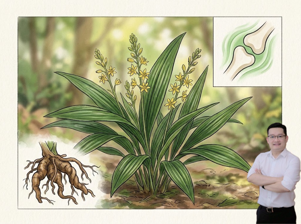 Hoạt chất trong cây còn thúc đẩy quá trình tăng sinh tế bào xương, giúp hệ khung xương vững chắc hơn