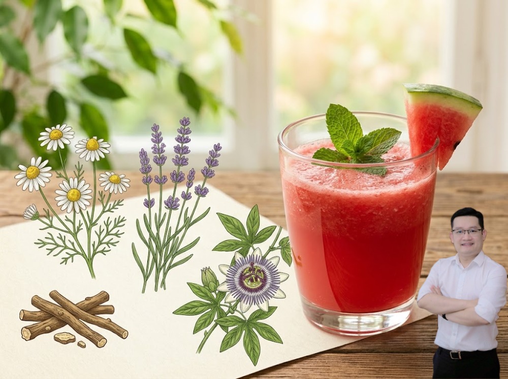 Bên cạnh đó, các Vitamin nhóm B (B1, B6) và Magie trong nước ép dưa hấu đóng vai trò như chất xúc tá