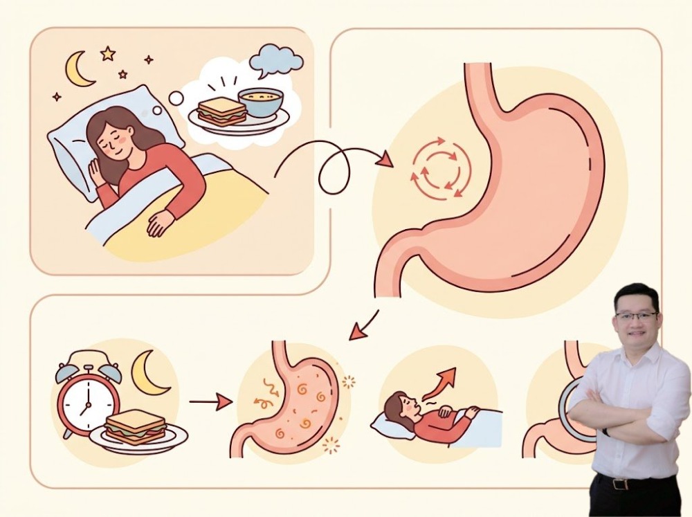 ăn khuya có gây viêm loét dạ dày không?