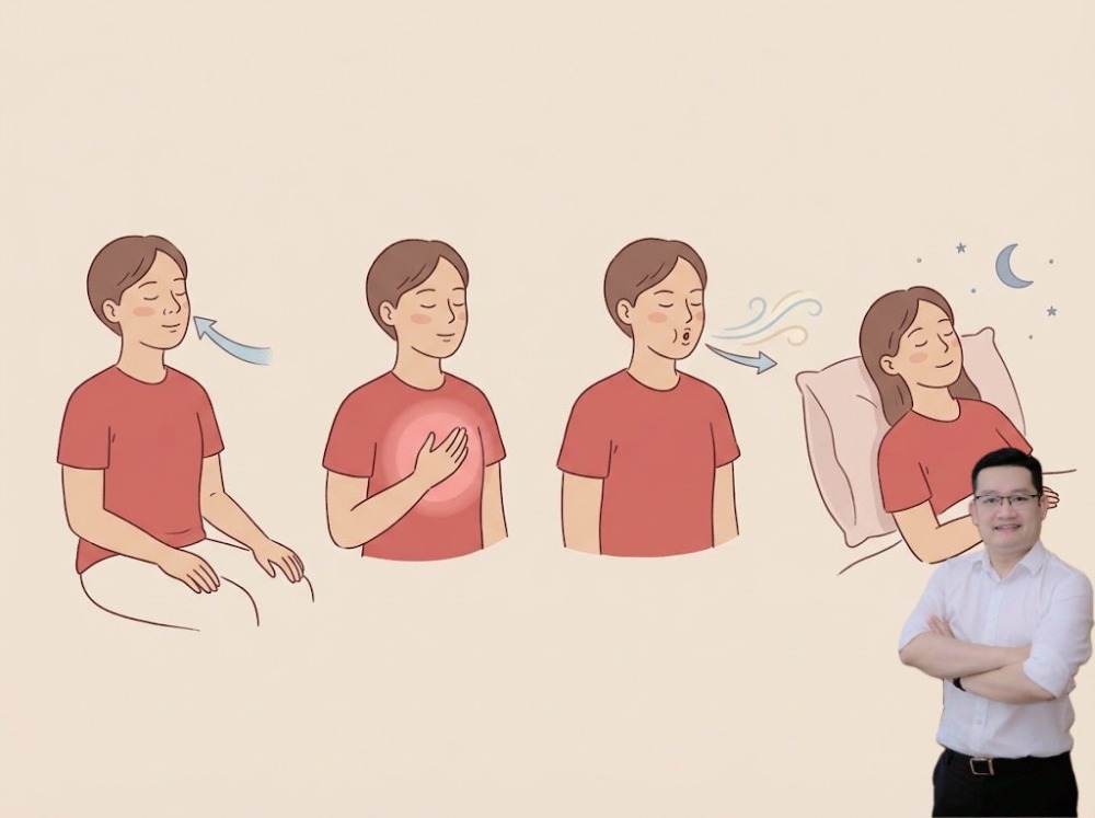 hướng dẫn thở 4-7-8 cải thiện giấc ngủ