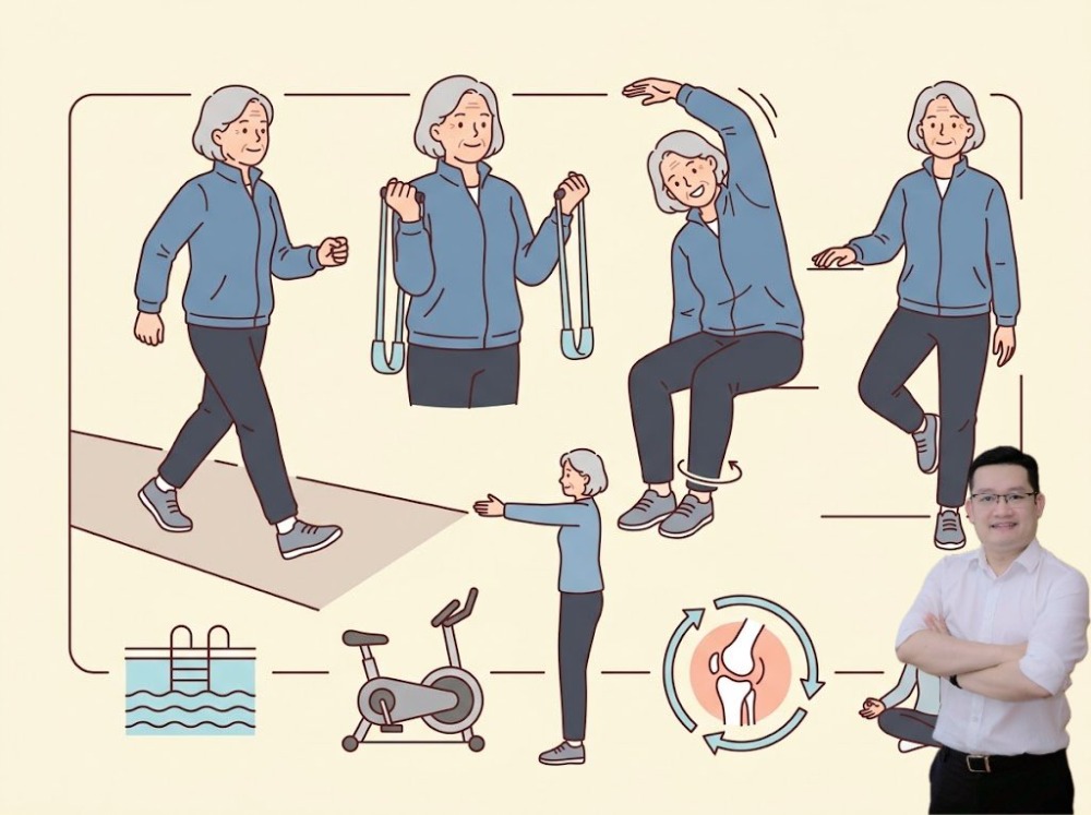 người lớn tuổi nên tập gì để tránh thoái hóa?