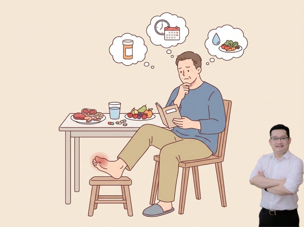 sai lầm phổ biến khi điều trị gout