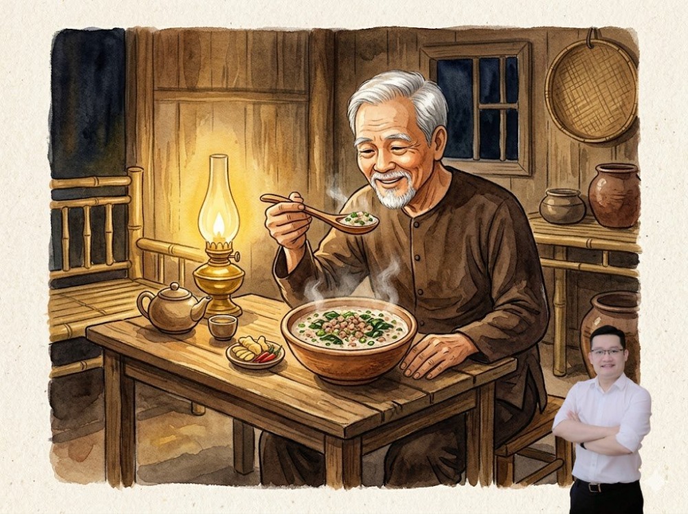 Cháo mã đề thịt nạc Cháo mã đề thịt nạc