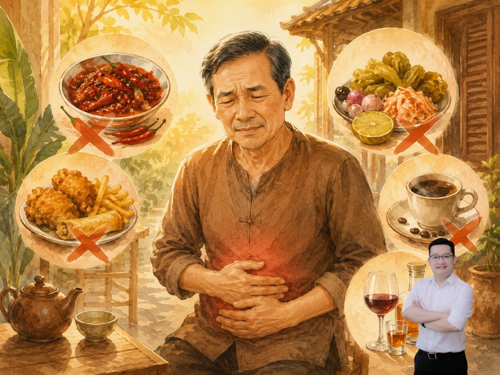 Đau dạ dày không nên ăn gì