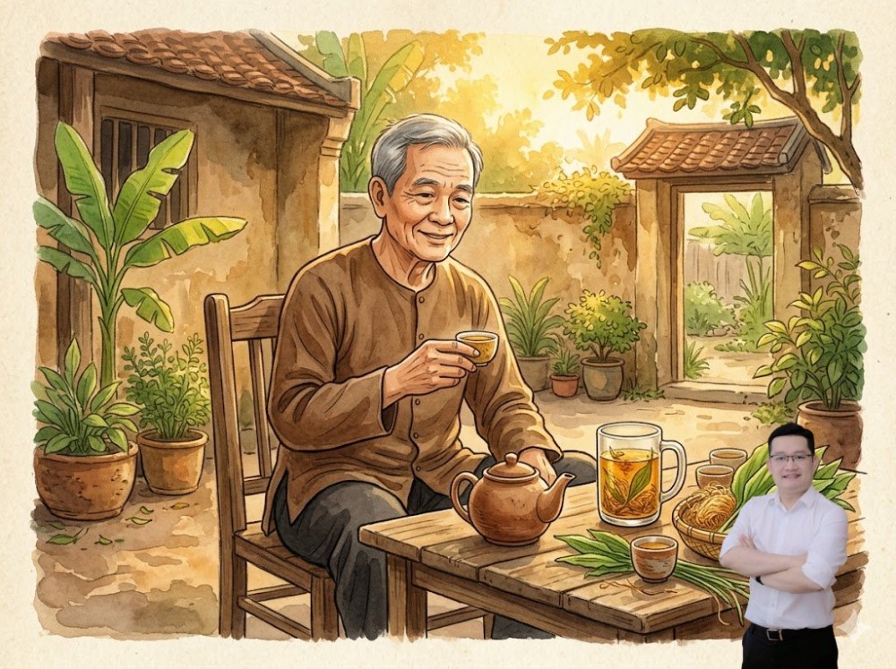 Nước mã đề râu ngô
