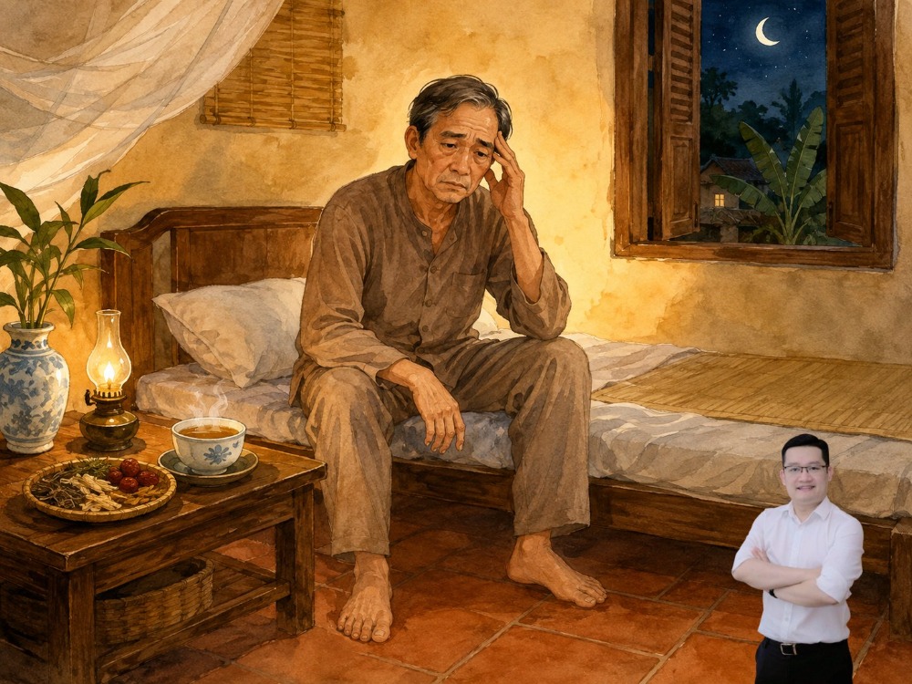 mất ngủ thể tâm tỳ hư